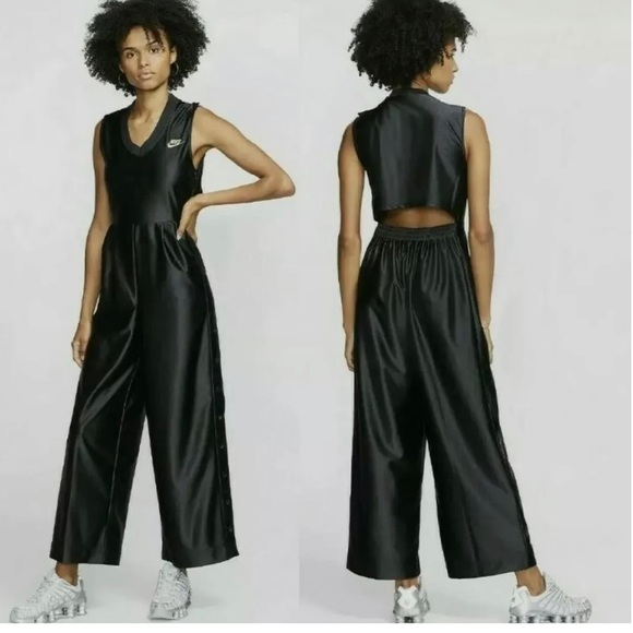 Nike Icon Clash Warmup Glam Dunk Wide Leg Jumpsuit Women’s XS - Picture 1 of 7